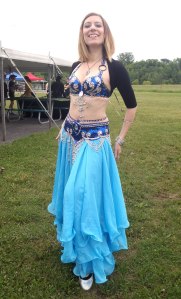 Laksha - Bollywood For Fun performer, beautiful in blue